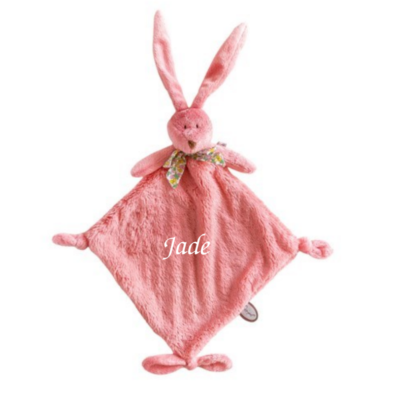 - flo lapin - grand plat rose foncé 35 cm 